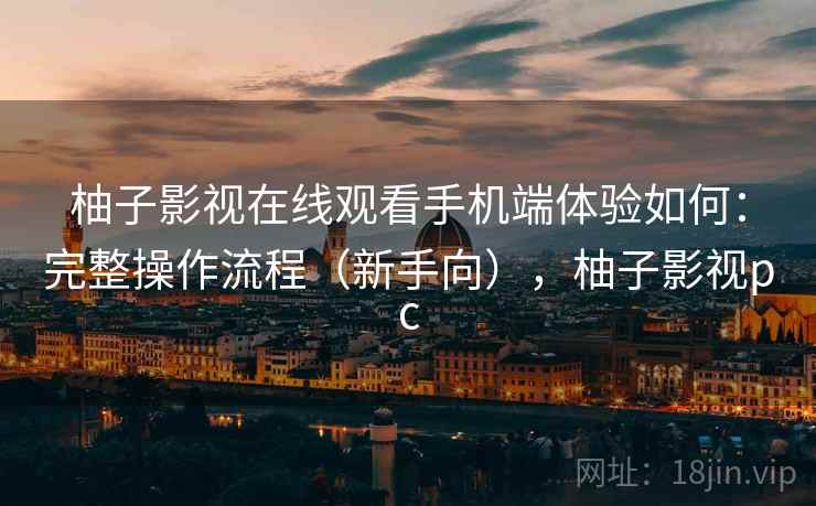 柚子影视在线观看手机端体验如何：完整操作流程（新手向），柚子影视pc