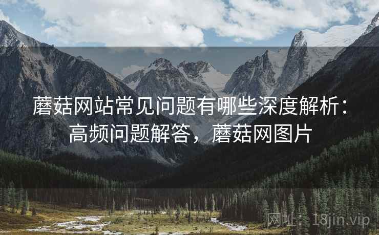 蘑菇网站常见问题有哪些深度解析：高频问题解答，蘑菇网图片